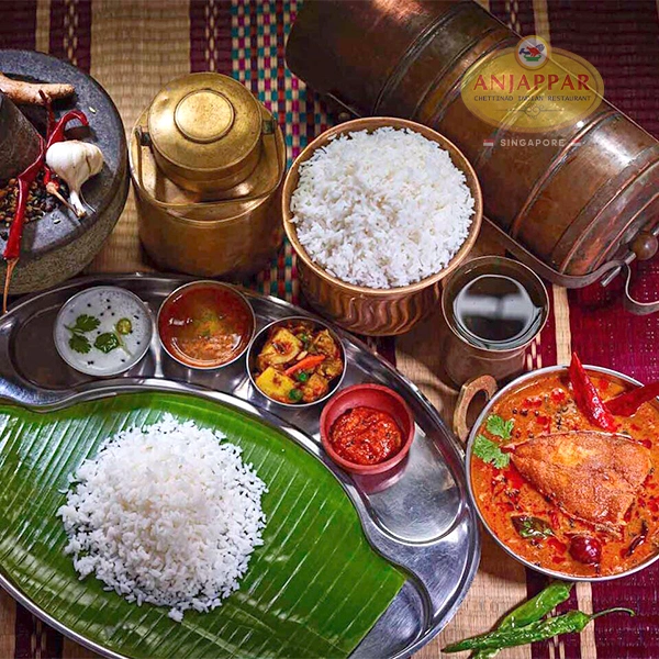 Anjappar South Indian Lunch Bento Box Singapore